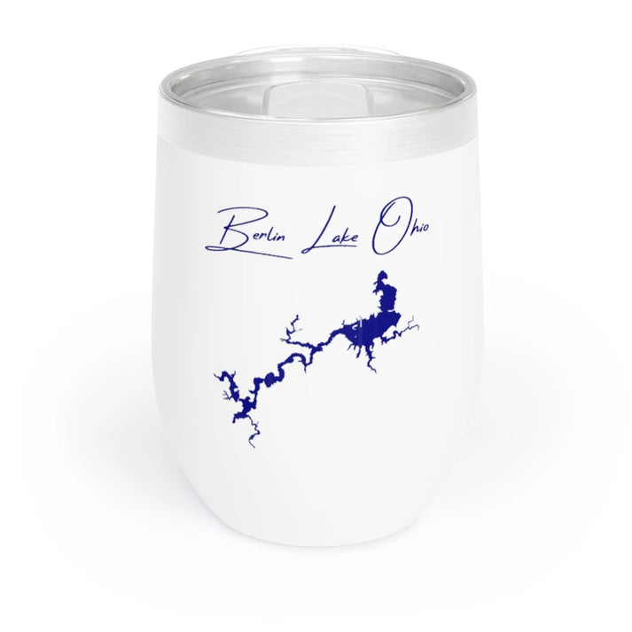Ohio  Berlin  Lake  Wine  Tumbler  front  position  view  from  front  white.webp