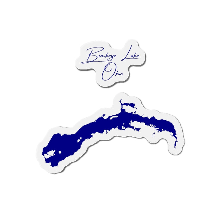 Ohio  Buckeye  Lake  Die  Cut  Magnet  front  position  view  from  front  4  x  4.webp