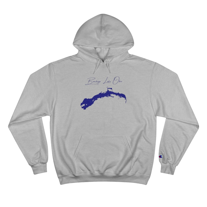 Ohio  Buckeye  Lake  Hoodie  front  position  view  from  front  light  steel.webp