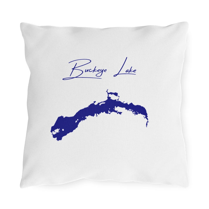 Ohio  Buckeye  Lake  Outdoor  Pillow  front  position  view  from  front  16  x  16.webp