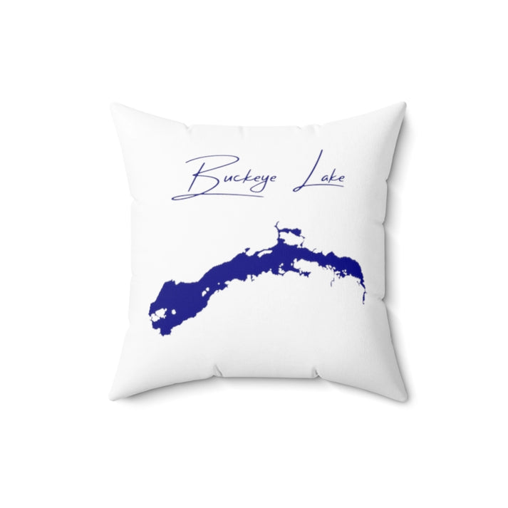 Ohio  Buckeye  Lake  Pillow  front  position  view  from  back  16  x  16.webp