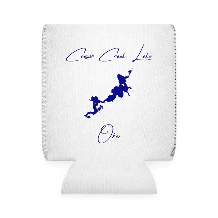 Ohio  Caesar  Creek  Lake  Can  Koozie  front  position  view  from  front-1  white.webp