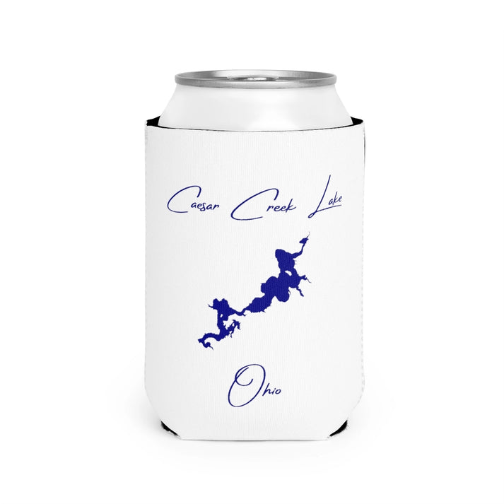 Ohio  Caesar  Creek  Lake  Can  Koozie  front  position  view  from  front-2  white.webp