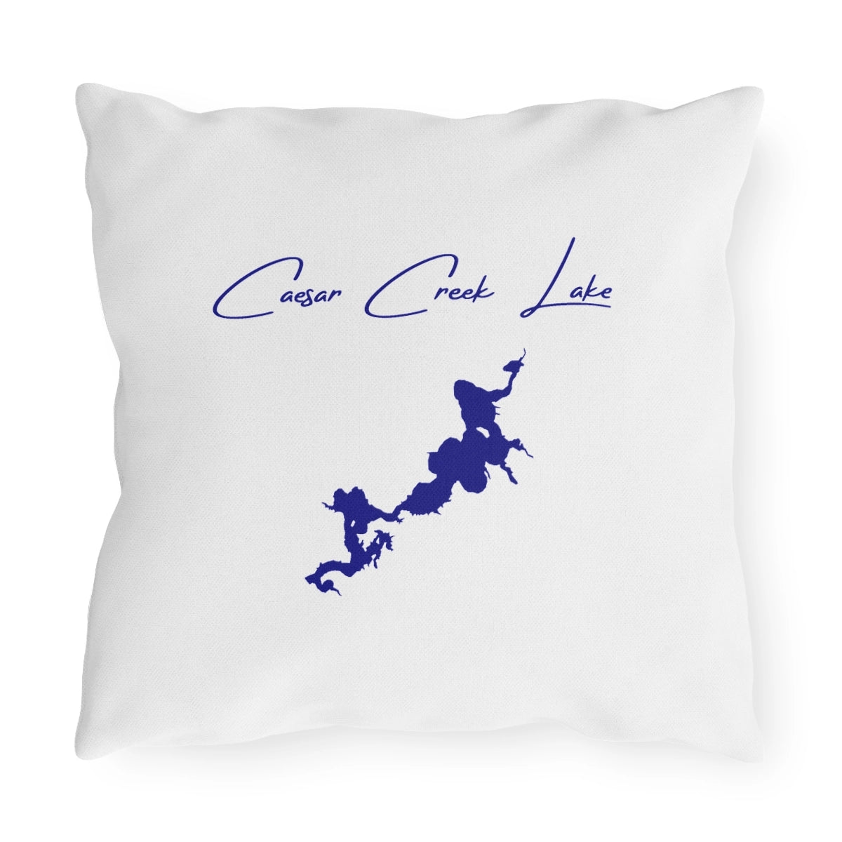 Ohio  Caesar  Creek  Lake  Outdoor  Pillow  back  position  view  from  back  16  x  16.webp