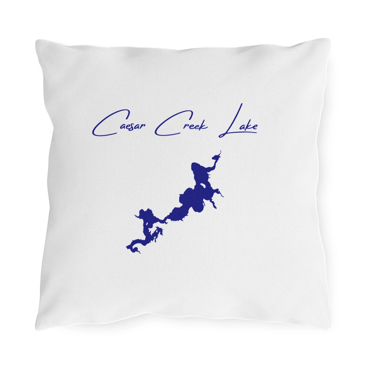Ohio  Caesar  Creek  Lake  Outdoor  Pillow  front  position  view  from  front  16  x  16.webp