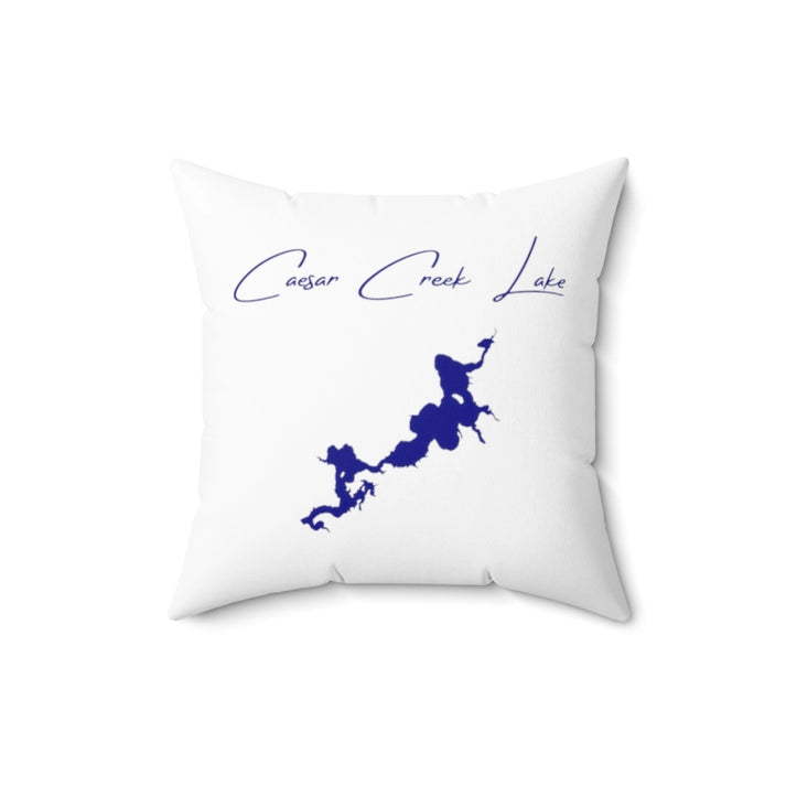 Ohio  Caesar  Creek  Lake  Pillow  front  position  view  from  back  16  x  16.webp