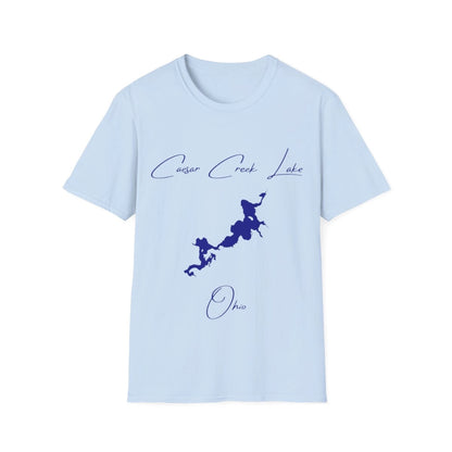 Ohio  Caesar  Creek  Lake  T-shirt  front  position  view  from  front  light  blue.webp