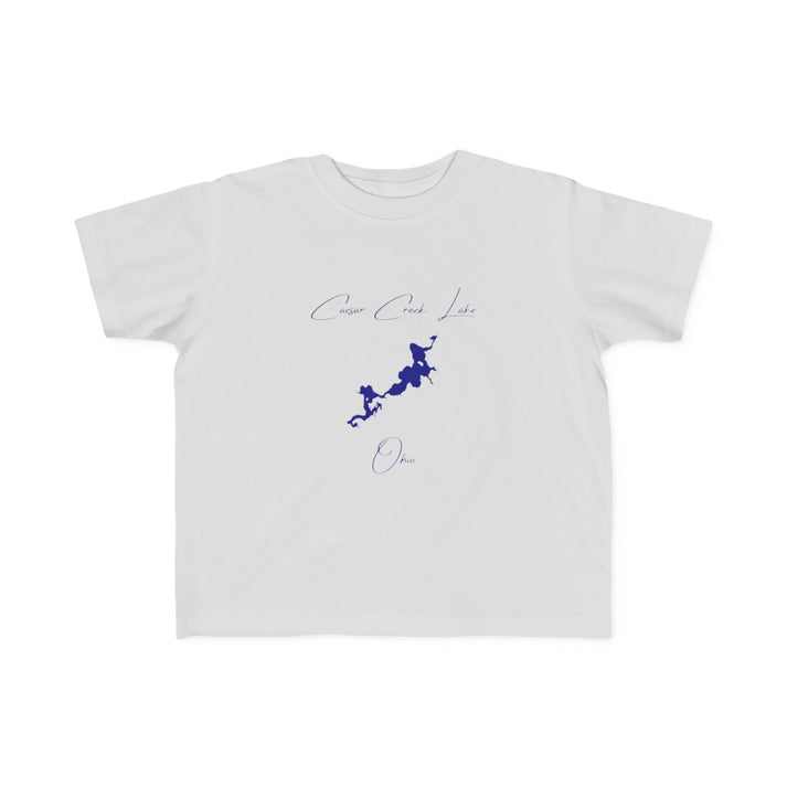 Ohio  Caesar  Creek  Lake  Toddler  T-shirt  front  position  view  from  front  silver.webp