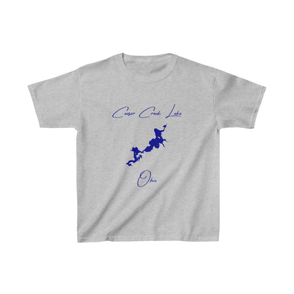 Ohio  Caesar  Creek  Lake  Youth  T-shirt  front  position  view  from  front  sport  grey.webp