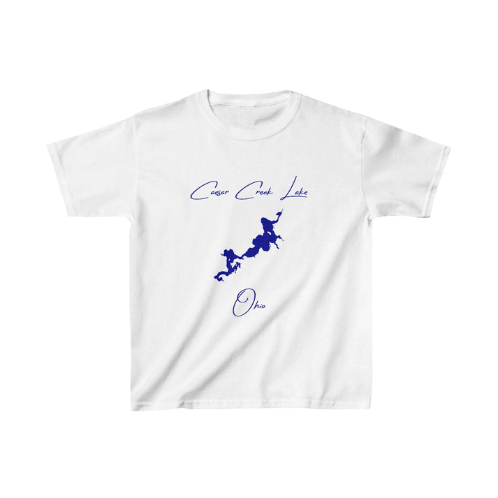 Ohio  Caesar  Creek  Lake  Youth  T-shirt  front  position  view  from  front  white.webp