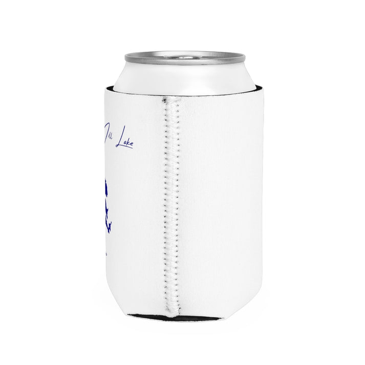 Ohio  Charles  Mill  Lake  Can  Koozie  all  position  view  from  right  white.webp