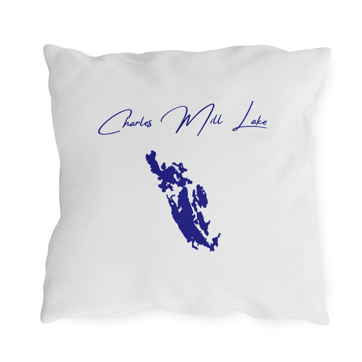 Ohio  Charles  Mill  Lake  Outdoor  Pillow  back  position  view  from  back  18  x  18.webp