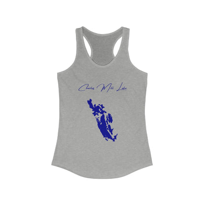 Ohio  Charles  Mill  Lake  Racerback-Tank  front  position  view  from  front  heather  grey.webp