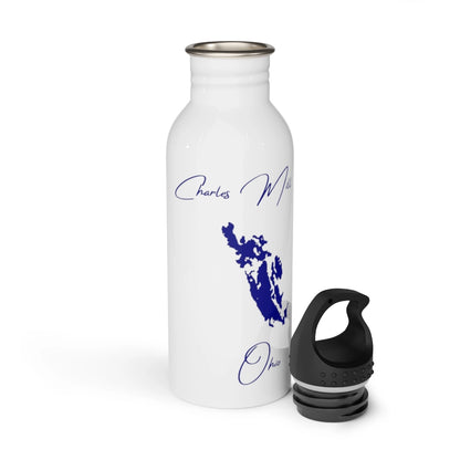 Ohio  Charles  Mill  Lake  Water  bottle  other  position  view  from  open  white.webp