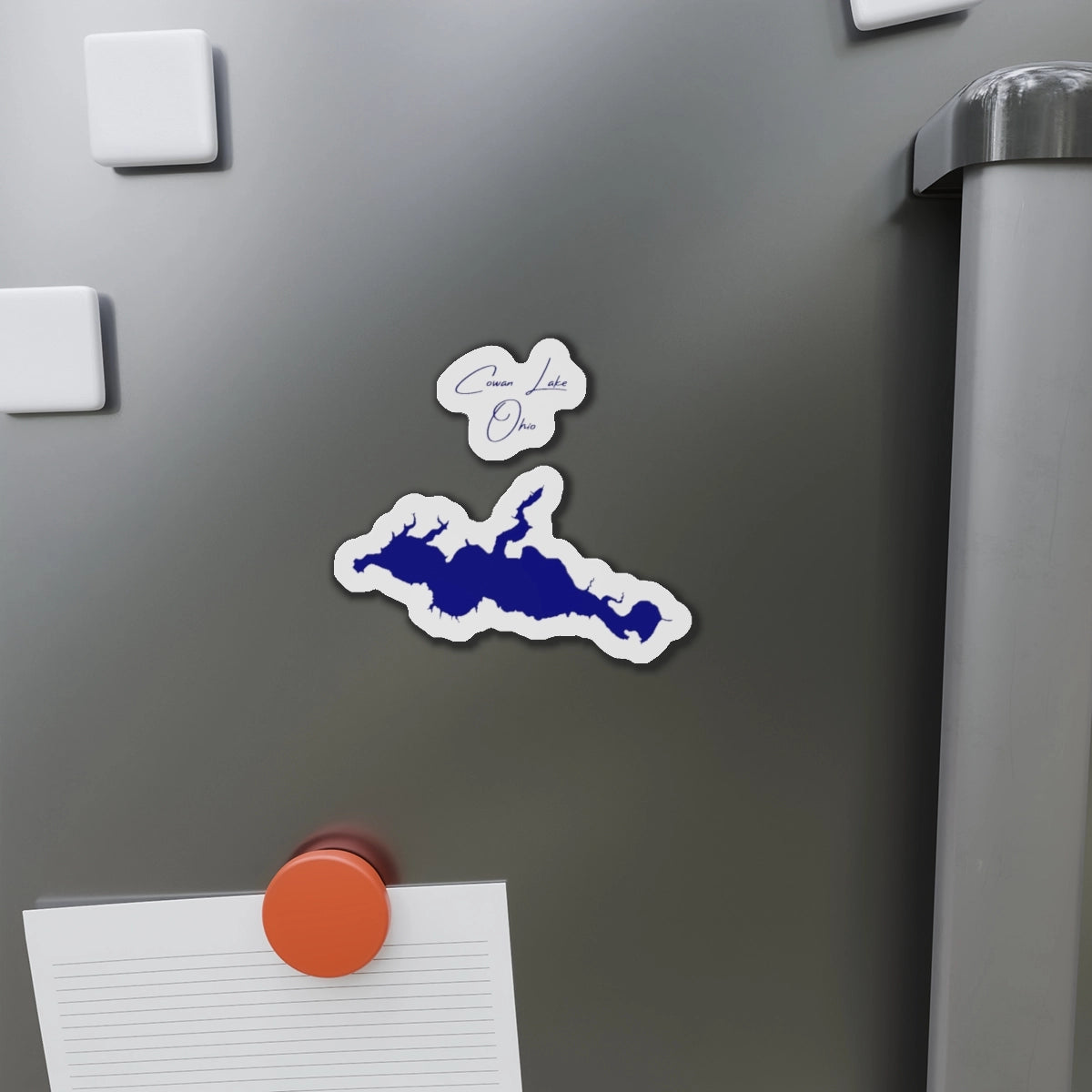 Ohio  Cowan  Lake  Die  Cut  Magnet  front  position  view  from  context-1  4  x  4.webp