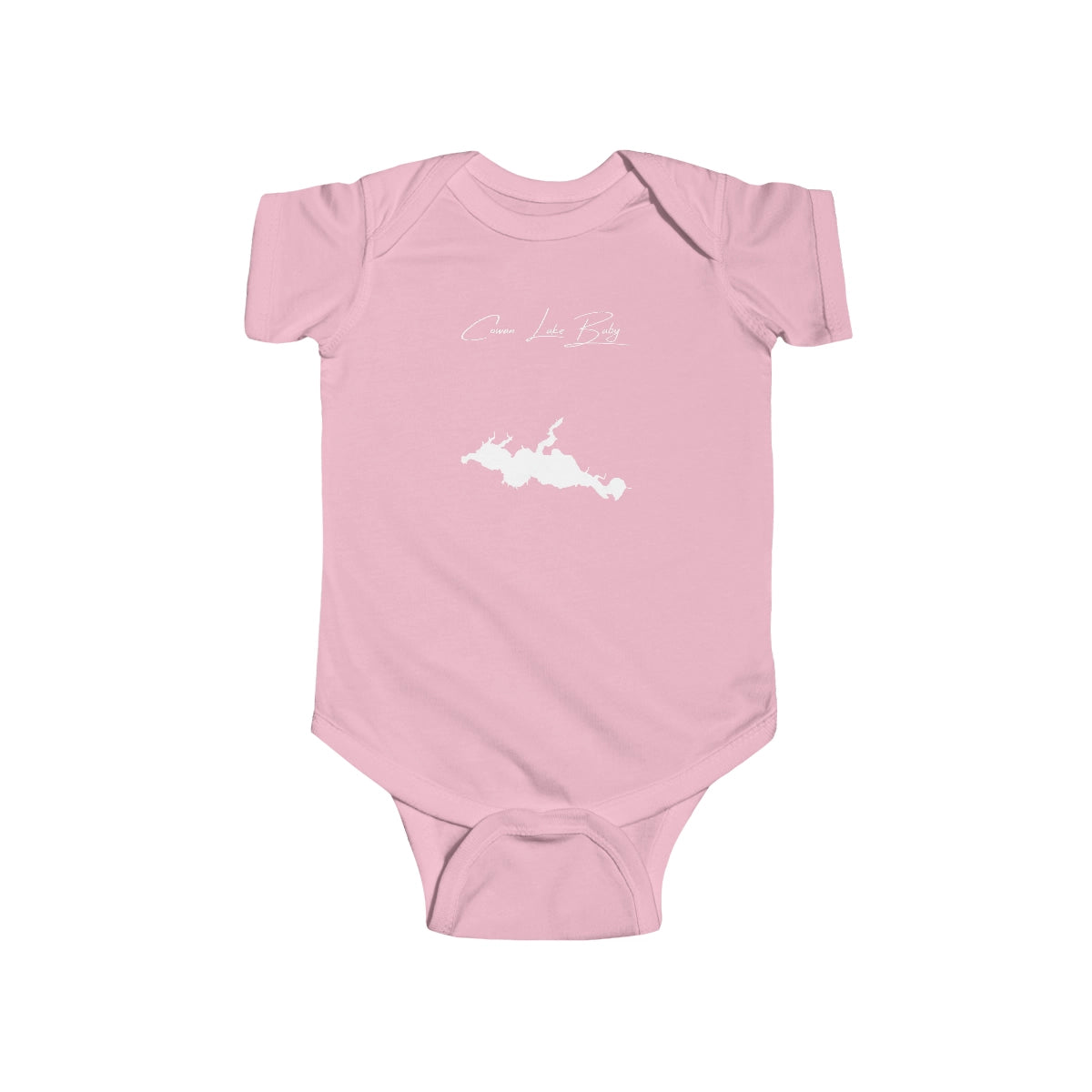 Ohio  Cowan  Lake  Onesie  front  position  view  from  front  pink.webp