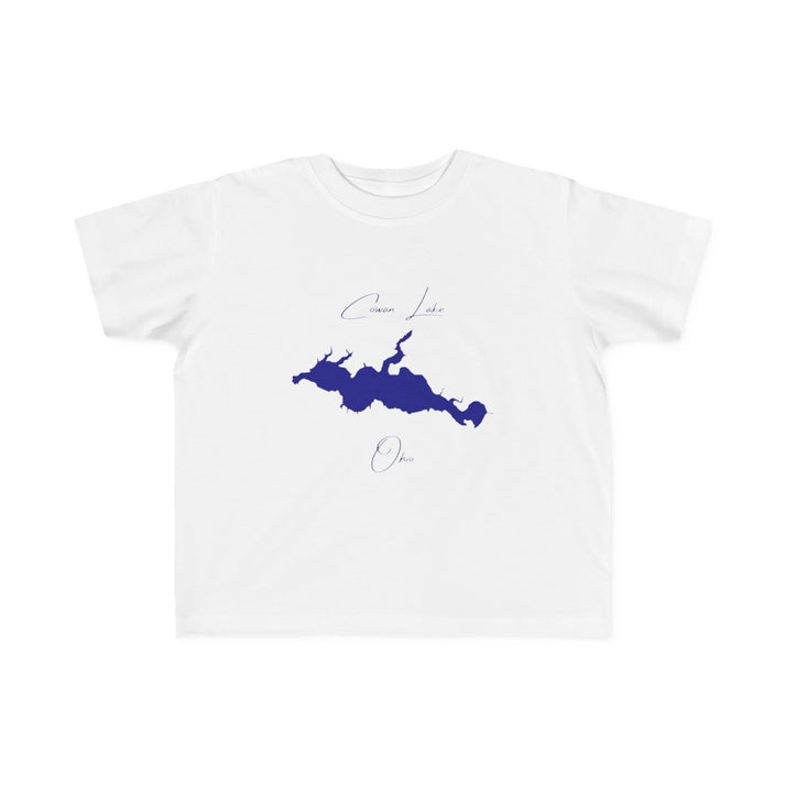 Ohio  Cowan  Lake  Toddler  T-shirt  front  position  view  from  front  white.webp