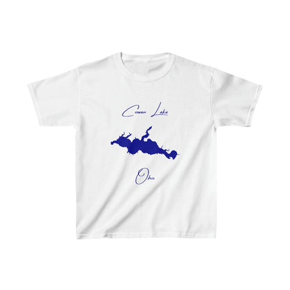 Ohio  Cowan  Lake  Youth  T-shirt  front  position  view  from  front  white.webp