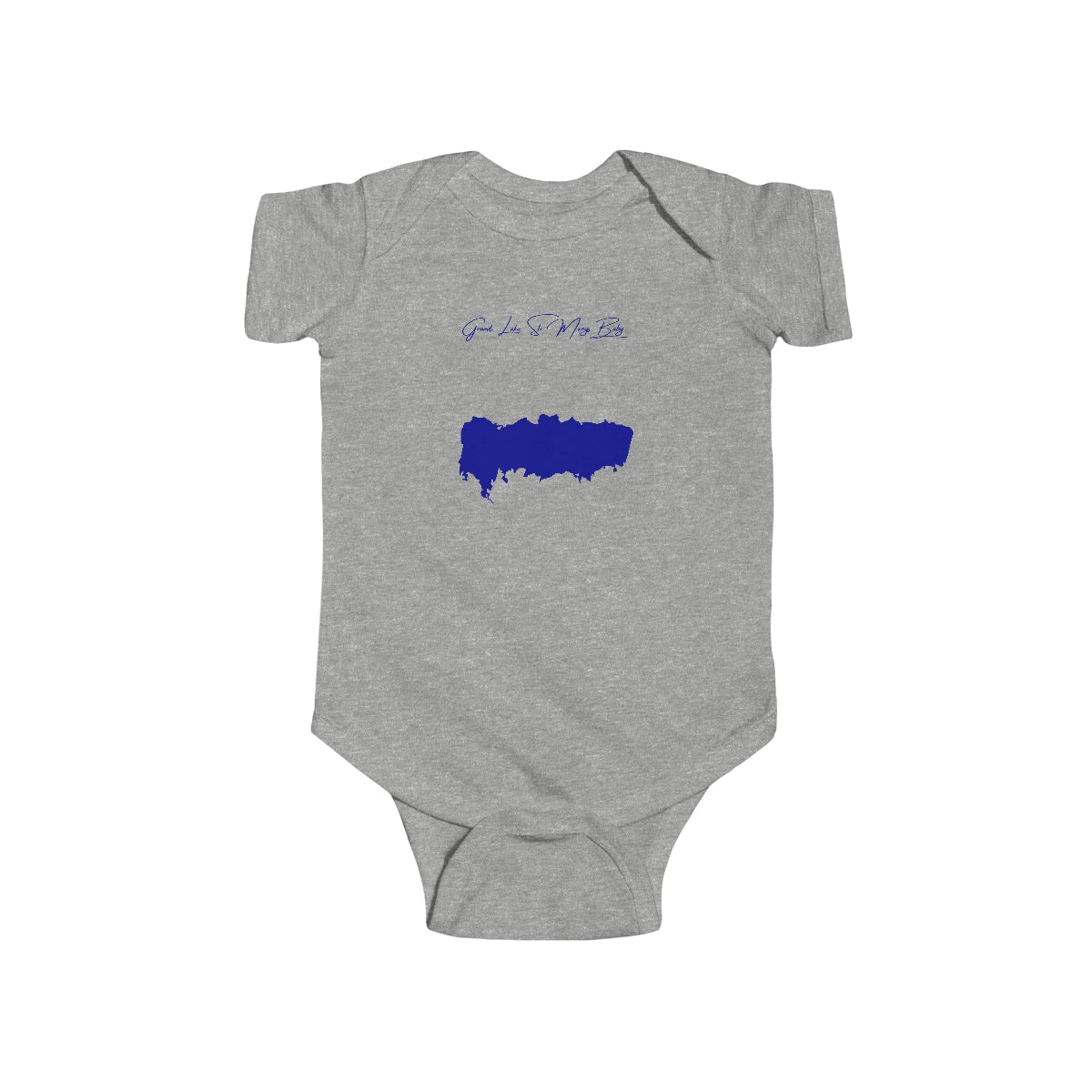 Ohio  Grand  Lake  St.  Marys  Onesie  front  position  view  from  front  heather.webp