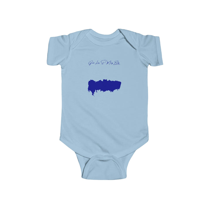 Ohio  Grand  Lake  St.  Marys  Onesie  front  position  view  from  front  light  blue.webp