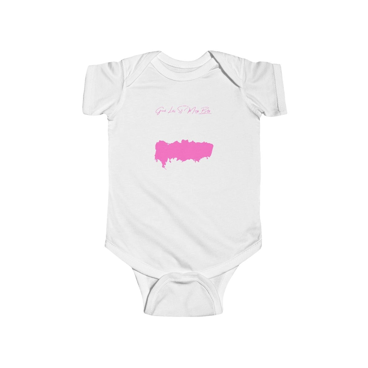 Ohio  Grand  Lake  St.  Marys  Onesie  front  position  view  from  front  white.webp