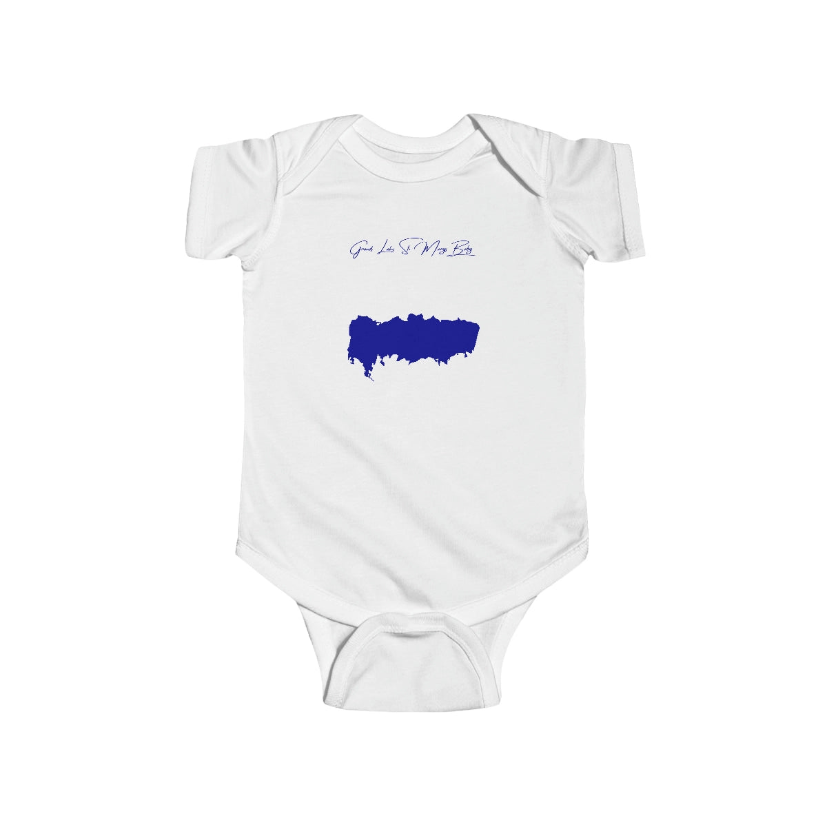 Ohio  Grand  Lake  St.  Marys  Onesie  front  position  view  from  front  white.webp