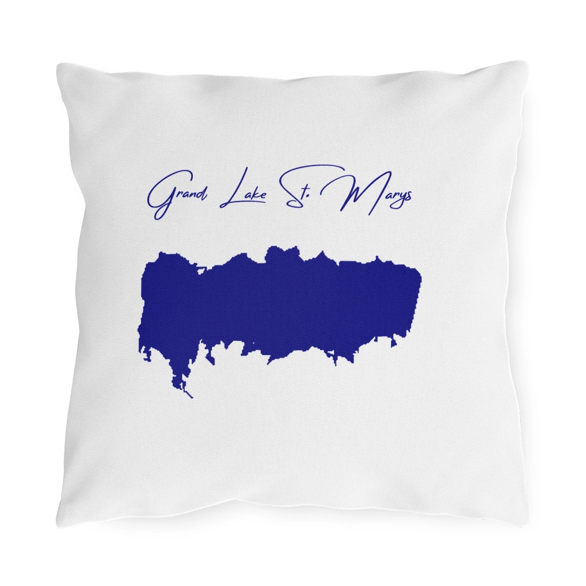 Ohio  Grand  Lake  St.  Marys  Outdoor  Pillow  front  position  view  from  front  16  x  16.webp