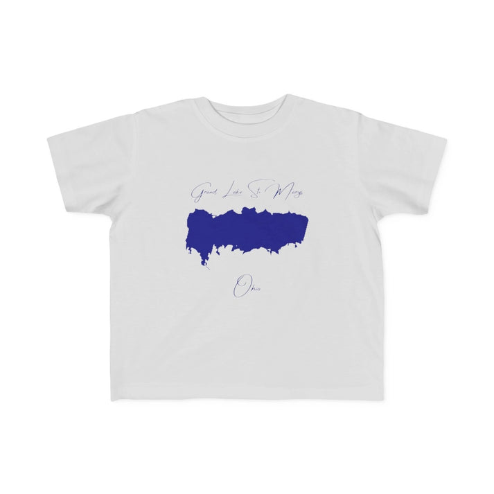 Ohio  Grand  Lake  St.  Marys  Toddler  T-shirt  front  position  view  from  front  silver.webp