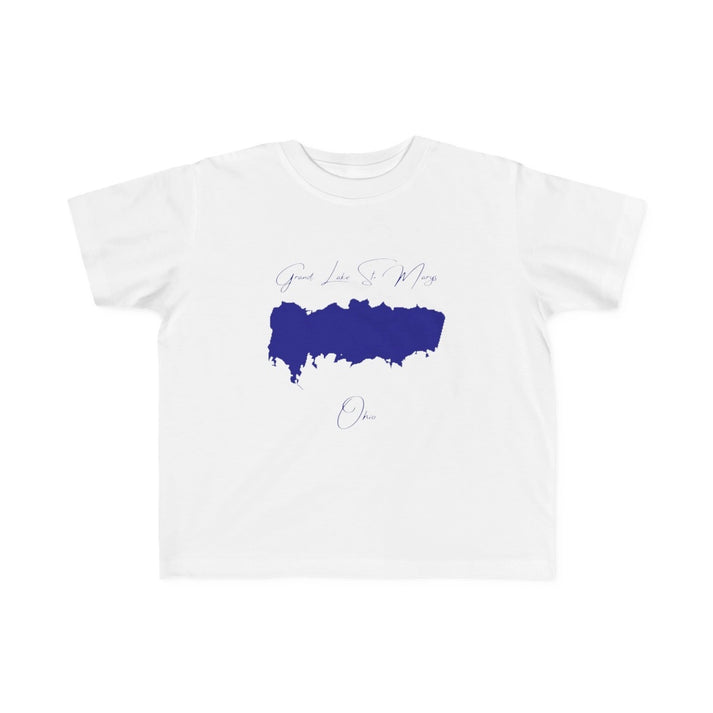 Ohio  Grand  Lake  St.  Marys  Toddler  T-shirt  front  position  view  from  front  white.webp