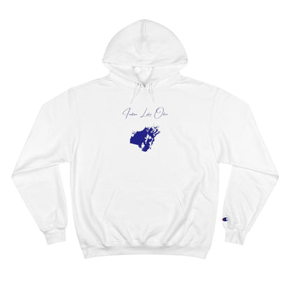 Ohio  Indian  Lake  Hoodie  front  position  view  from  front  white.webp