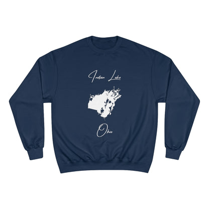 Ohio  Indian  Lake  Sweatshirt  front  position  view  from  front  navy.webp