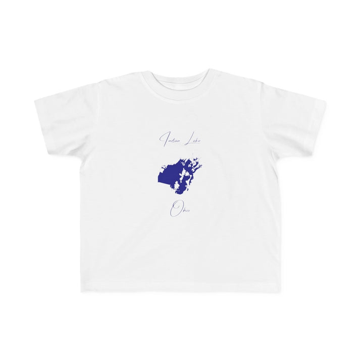 Ohio  Indian  Lake  Toddler  T-shirt  front  position  view  from  front  white.webp