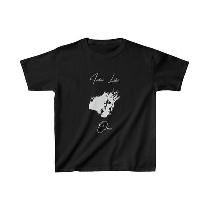 Ohio  Indian  Lake  Youth  T-shirt  front  position  view  from  front  black.webp