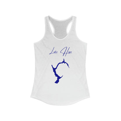 Ohio  Lake  Hope  Racerback-Tank  front  position  view  from  front  solid  white.webp