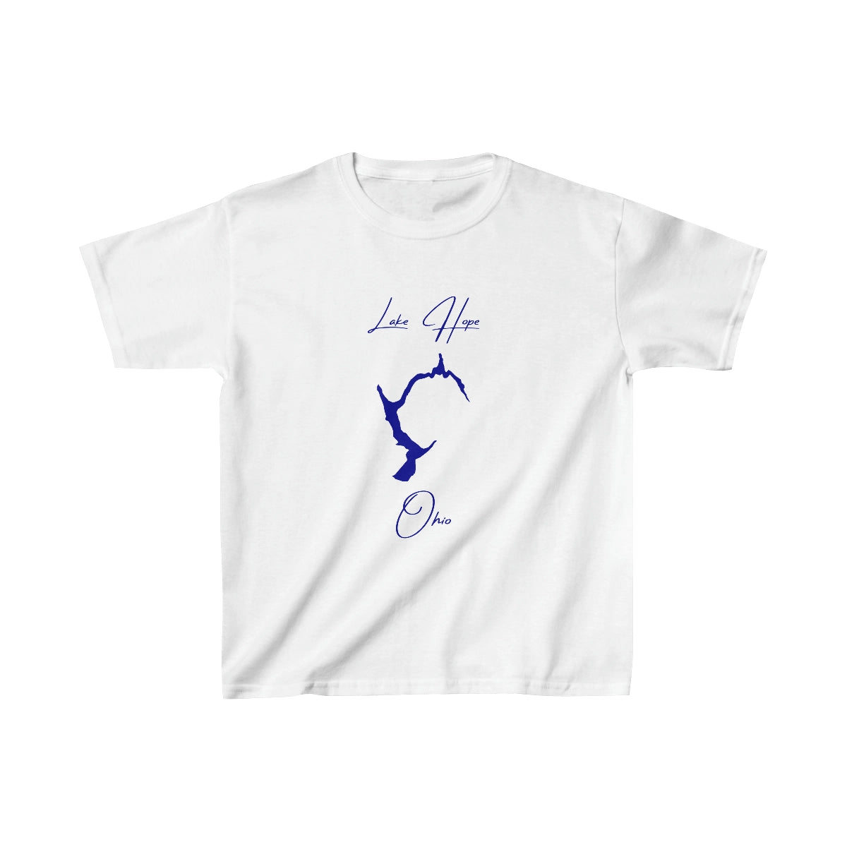 Ohio  Lake  Hope  Youth  T-shirt  front  position  view  from  front  white.webp