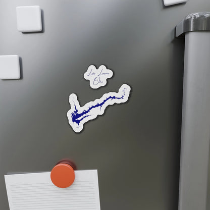 Ohio  Lake  Loramie  Die  Cut  Magnet  front  position  view  from  context-1  4  x  4.webp