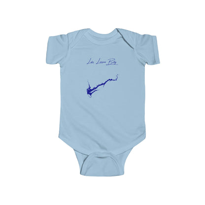 Ohio  Lake  Loramie  Onesie  front  position  view  from  front  light  blue.webp