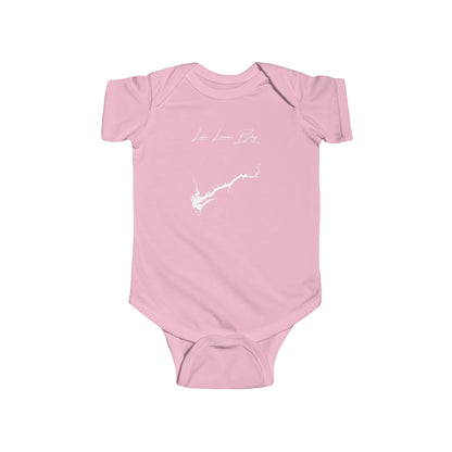 Ohio  Lake  Loramie  Onesie  front  position  view  from  front  pink.webp