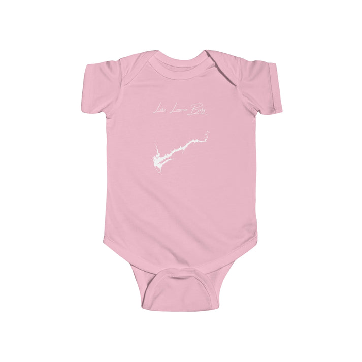 Ohio  Lake  Loramie  Onesie  front  position  view  from  front  pink.webp