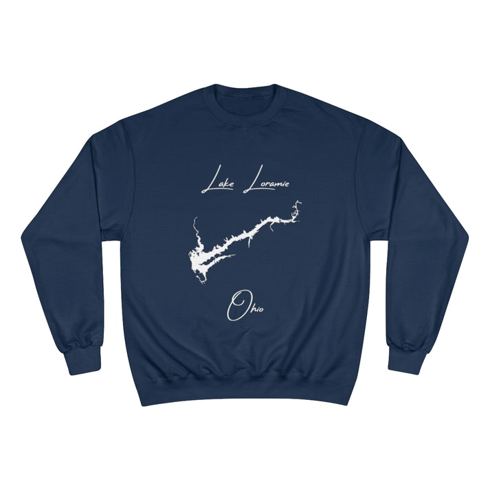 Ohio  Lake  Loramie  Sweatshirt  front  position  view  from  front  navy.webp