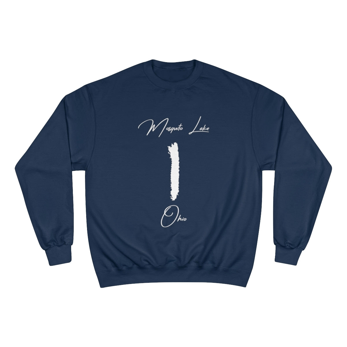 Ohio  Mosquito  Lake  Sweatshirt  front  position  view  from  front  navy.webp