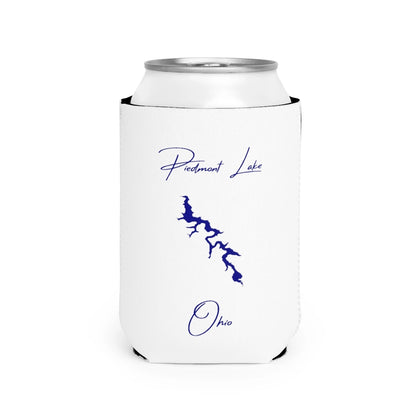 Ohio  Piedmont  Lake  Can  Koozie  front  position  view  from  front-2  white.webp