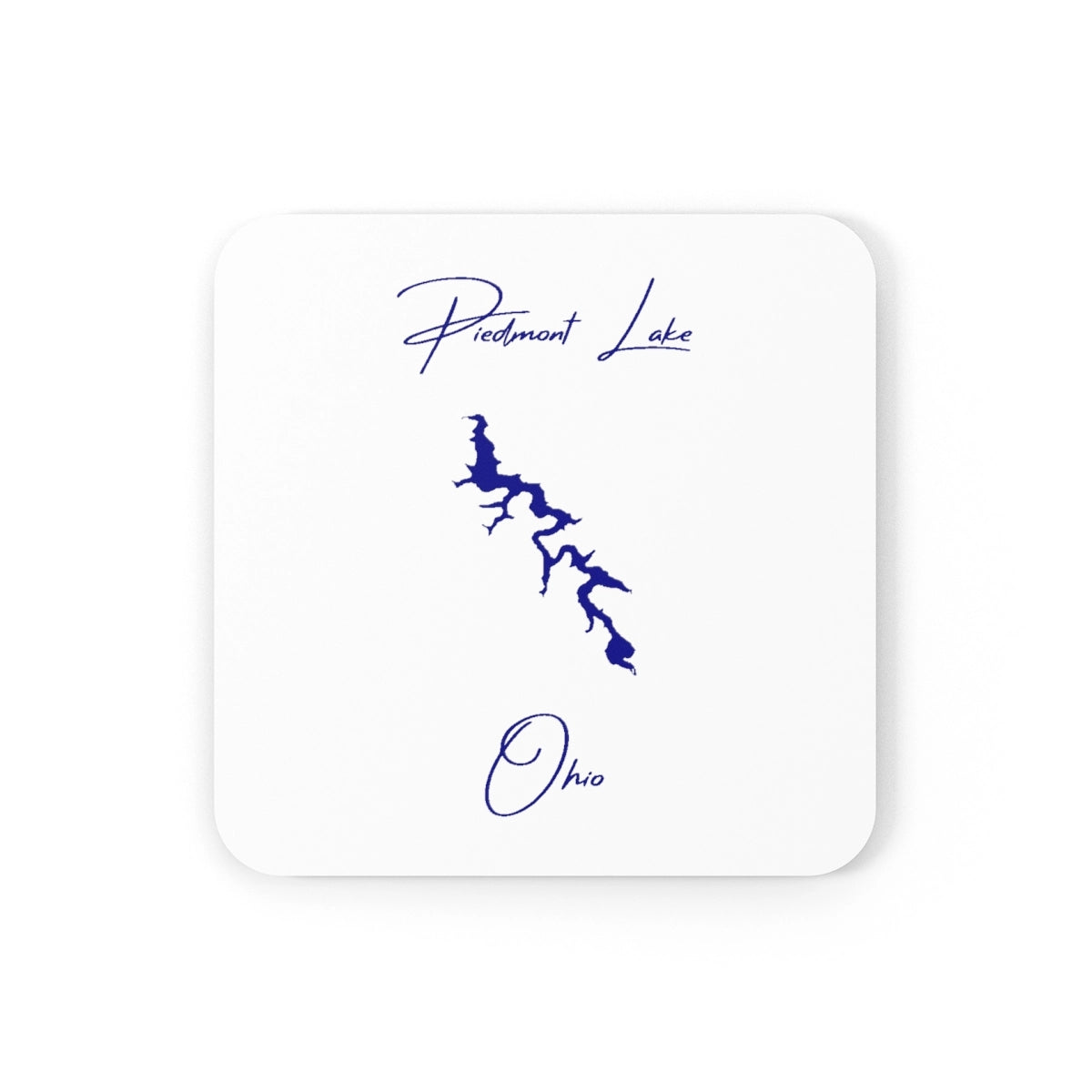 Ohio  Piedmont  Lake  Coaster  Set  front  position  view  from  front  3.75  x  3.75.webp