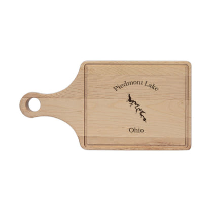 Ohio  Piedmont  Lake  Engraved  Cutting  Board  front  position  view  from  front  maple.webp