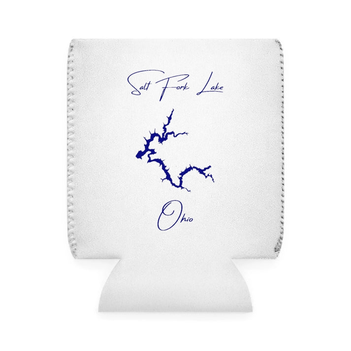 Ohio  Salt  Fork  Lake  Can  Koozie  front  position  view  from  front-1  white.webp