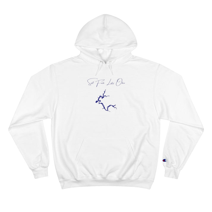 Ohio  Salt  Fork  Lake  Hoodie  front  position  view  from  front  white.webp