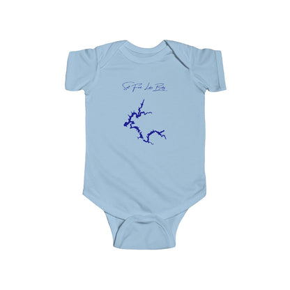 Ohio  Salt  Fork  Lake  Onesie  front  position  view  from  front  light  blue.webp