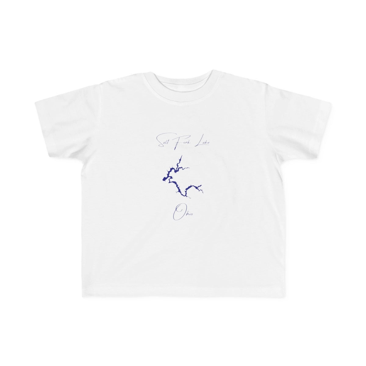Ohio  Salt  Fork  Lake  Toddler  T-shirt  front  position  view  from  front  white.webp