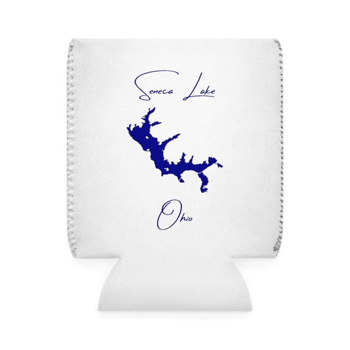 Ohio  Seneca  Lake  Can  Koozie  front  position  view  from  front-1  white.webp