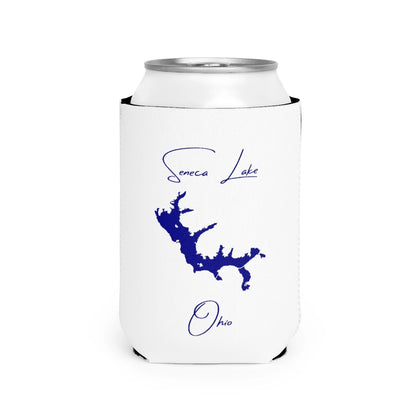Ohio  Seneca  Lake  Can  Koozie  front  position  view  from  front-2  white.webp